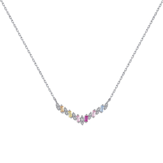 [LoveMore Jewelry]Dazzling Rainbow Necklace