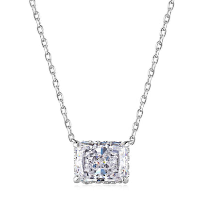 [LoveMore Jewelry]Luxurious Square Shape Colorful Necalack