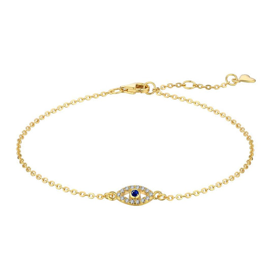 [LoveMore Jewelry]Evil Eye Shape Necklace