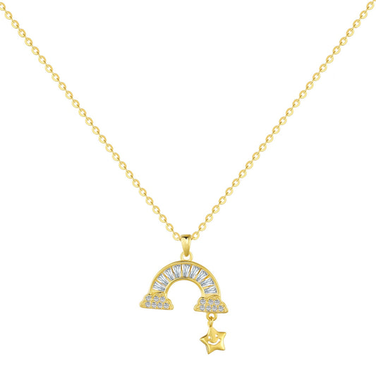 [LoveMore Jewelry]Unique Rainbow Star Necklace