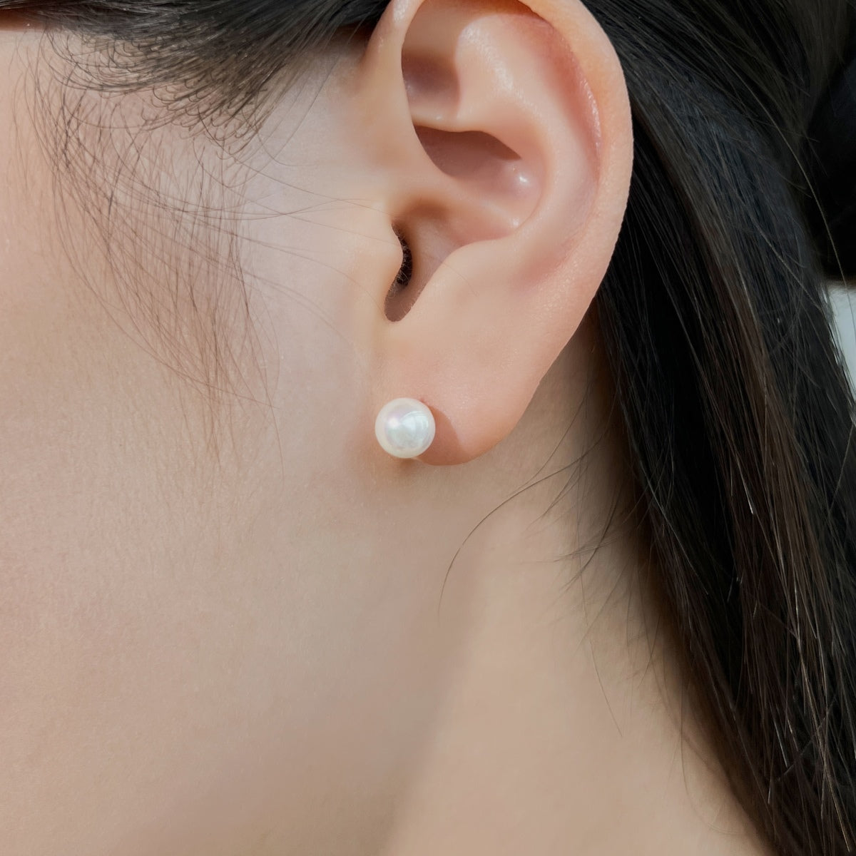 [LoveMore Jewelry]Delicate Pearl Earrings