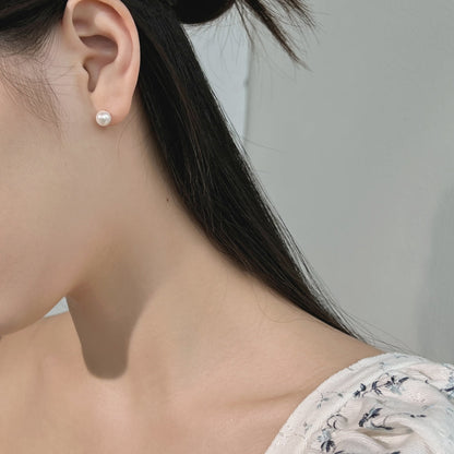 [LoveMore Jewelry]Delicate Pearl Earrings