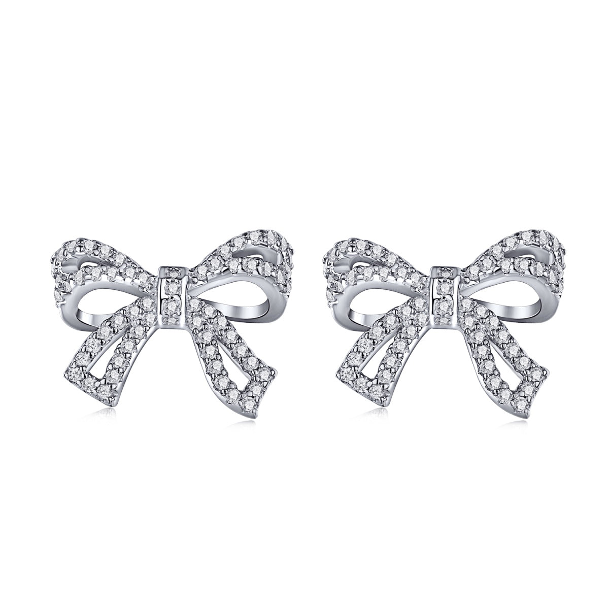 [LoveMore Jewelry]Dainty Bow Shape Earrings
