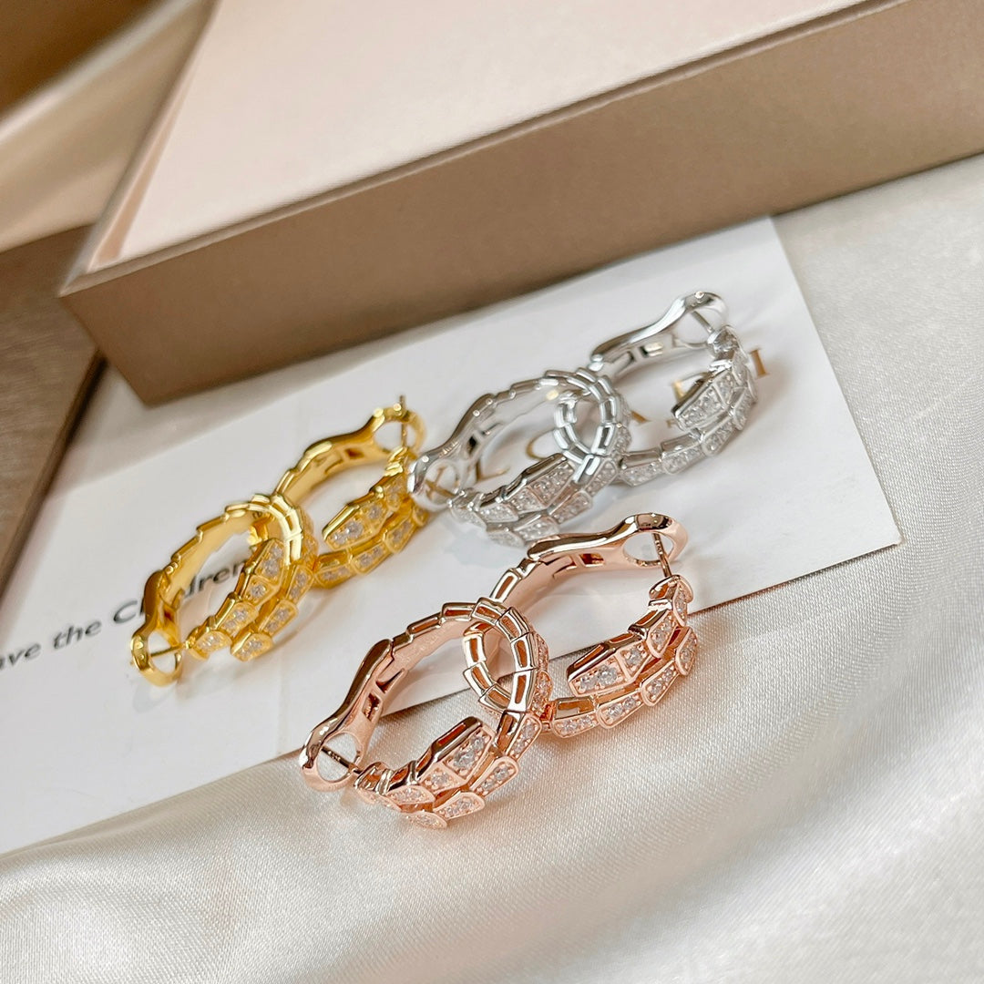 [LoveMore Jewelry]SERPENTI EARRINGS DIAMOND