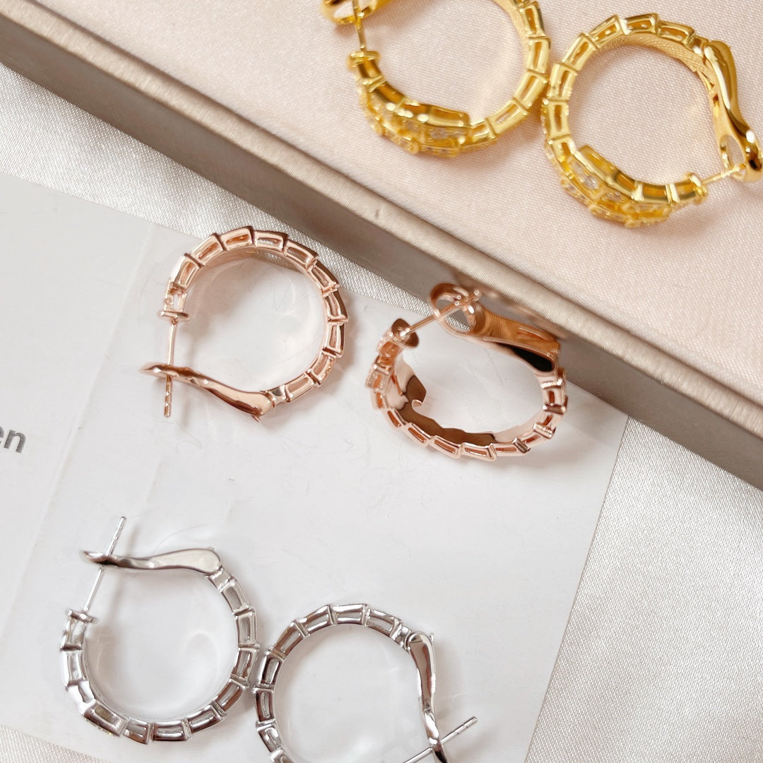 [LoveMore Jewelry]SERPENTI EARRINGS DIAMOND