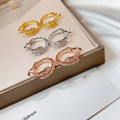 [LoveMore Jewelry]SERPENTI EARRINGS DIAMOND
