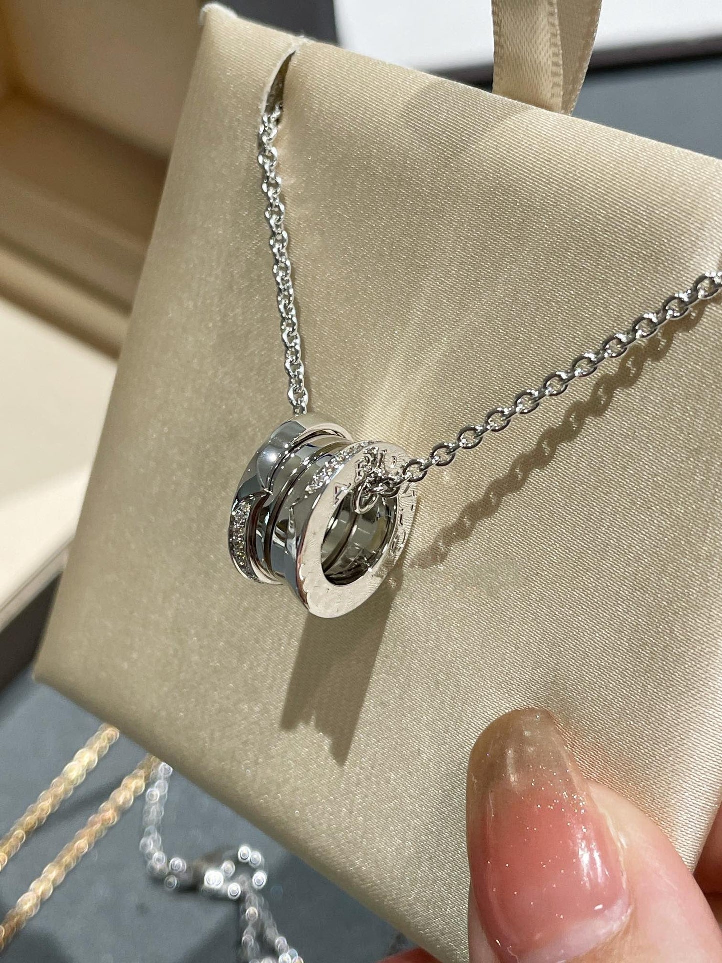 [LoveMore Jewelry]ZERO 1 NECKLACE DIAMOND