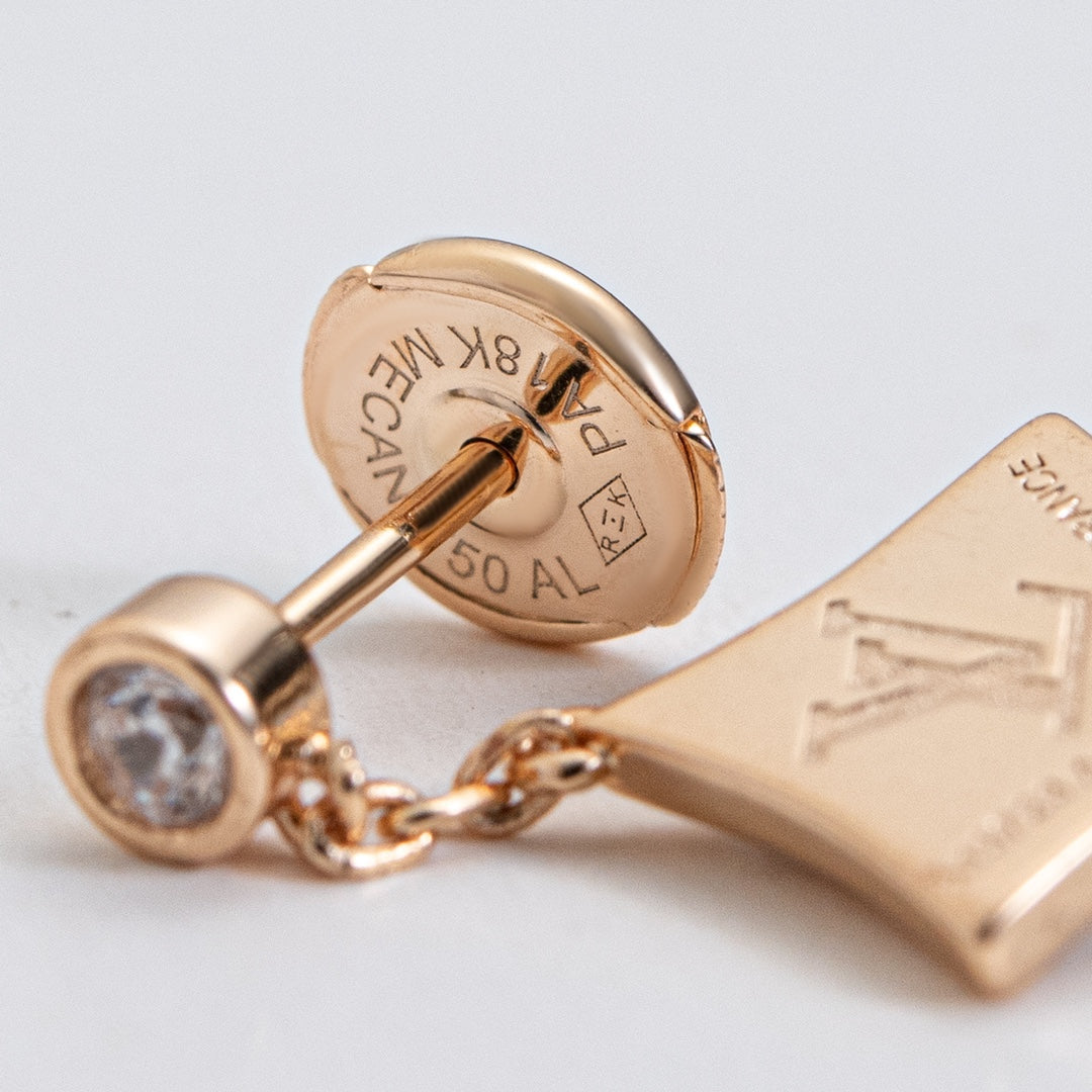 [LoveMore Jewelry]STAR DIAMONDS EARRINGS GOLD