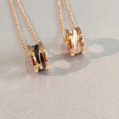[LoveMore Jewelry]ZERO 1 NECKLACE PINK GOLD
