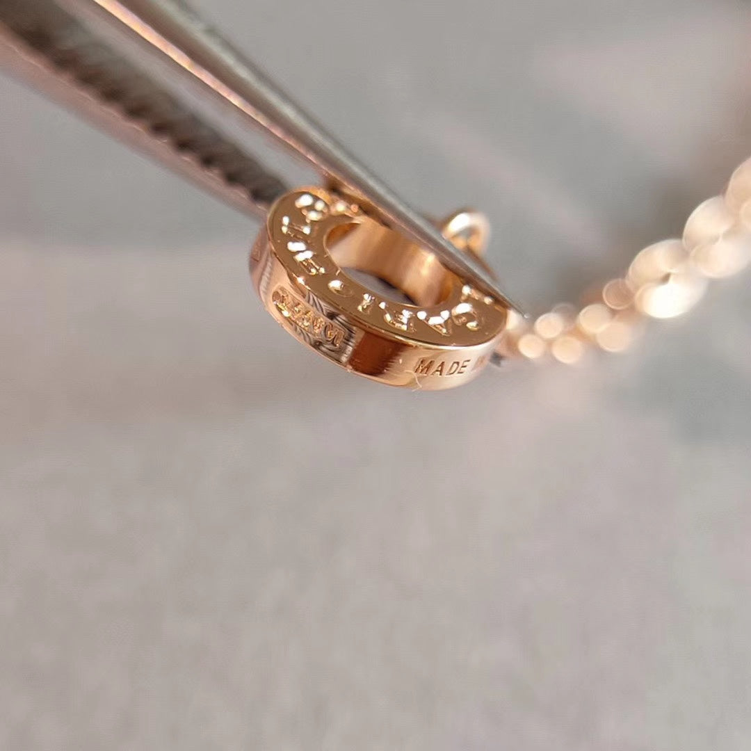 [LoveMore Jewelry]ZERO 1 NECKLACE PINK GOLD