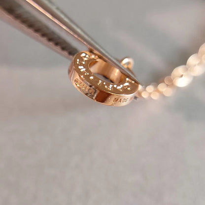 [LoveMore Jewelry]ZERO 1 NECKLACE PINK GOLD