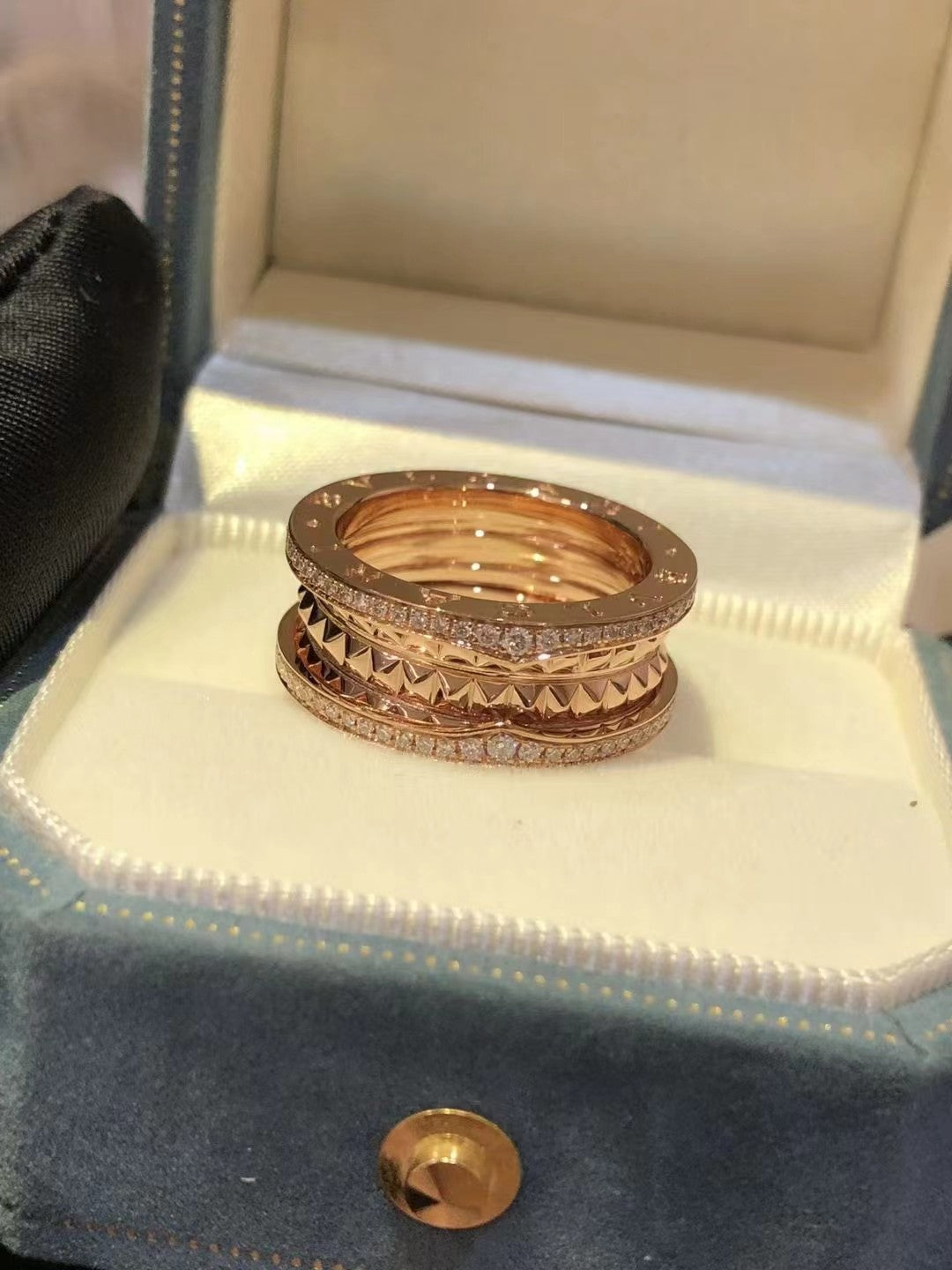 [LoveMore Jewelry]ZERO 1 ROCK DIAMOND PINK GOLD