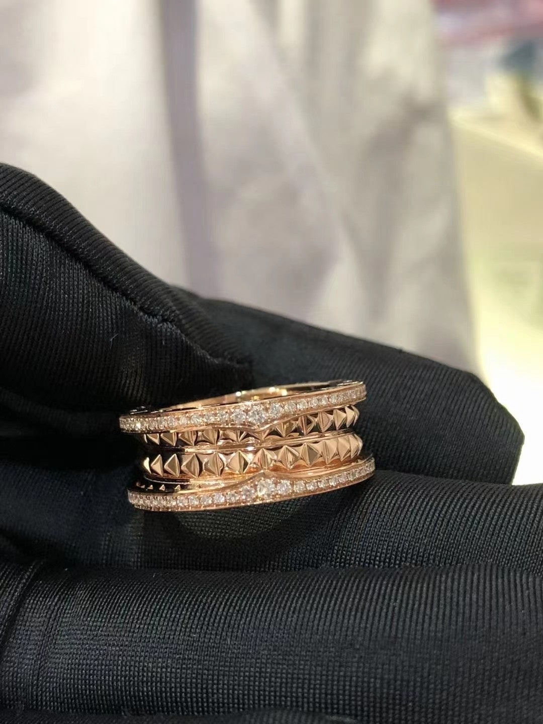 [LoveMore Jewelry]ZERO 1 ROCK DIAMOND PINK GOLD