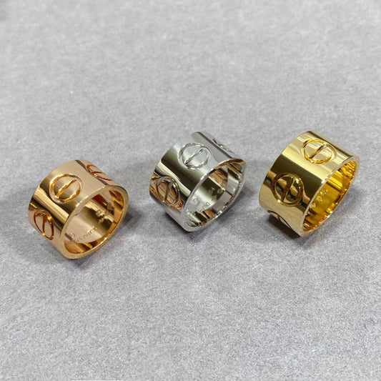 [LoveMore Jewelry]LOVE 11MM LARGE RING