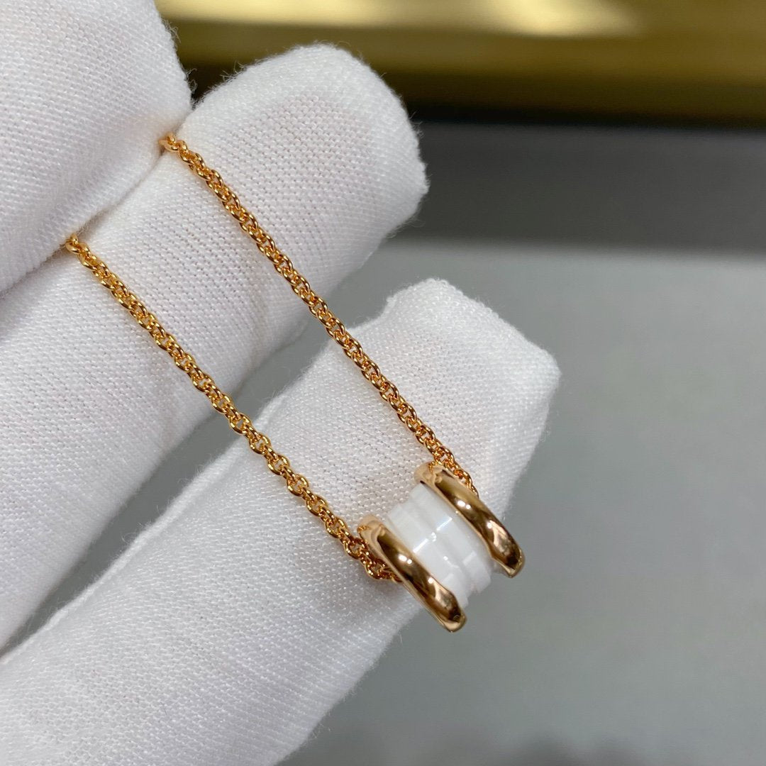 [LoveMore Jewelry]ZERO 1 CERAMIC MINI NECKLACE