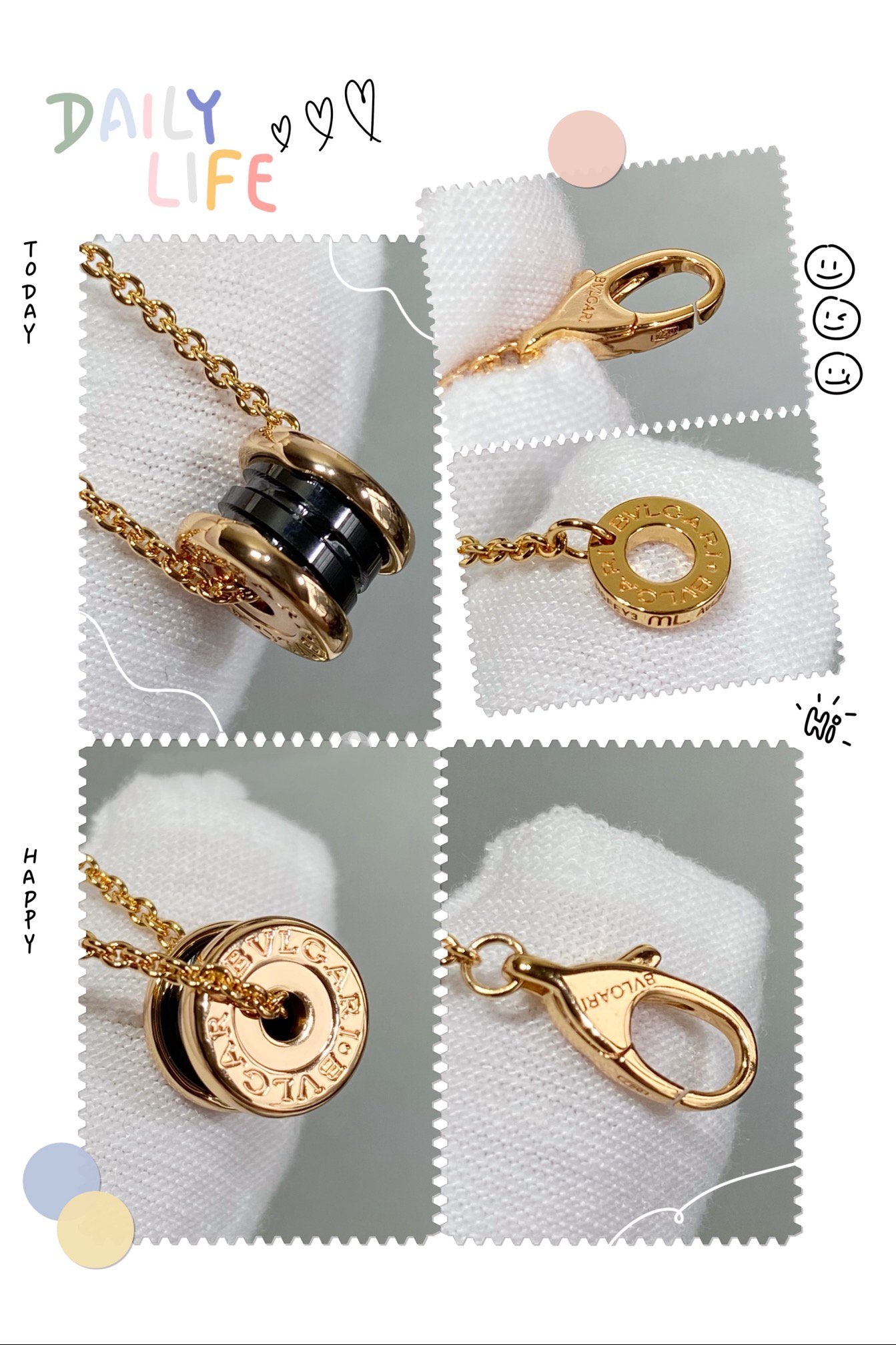 [LoveMore Jewelry]ZERO 1 CERAMIC MINI NECKLACE