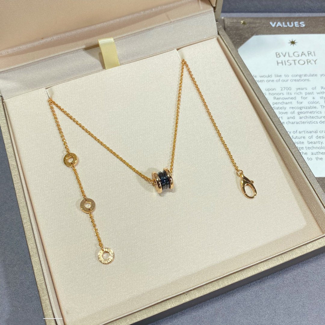 [LoveMore Jewelry]ZERO 1 CERAMIC MINI NECKLACE