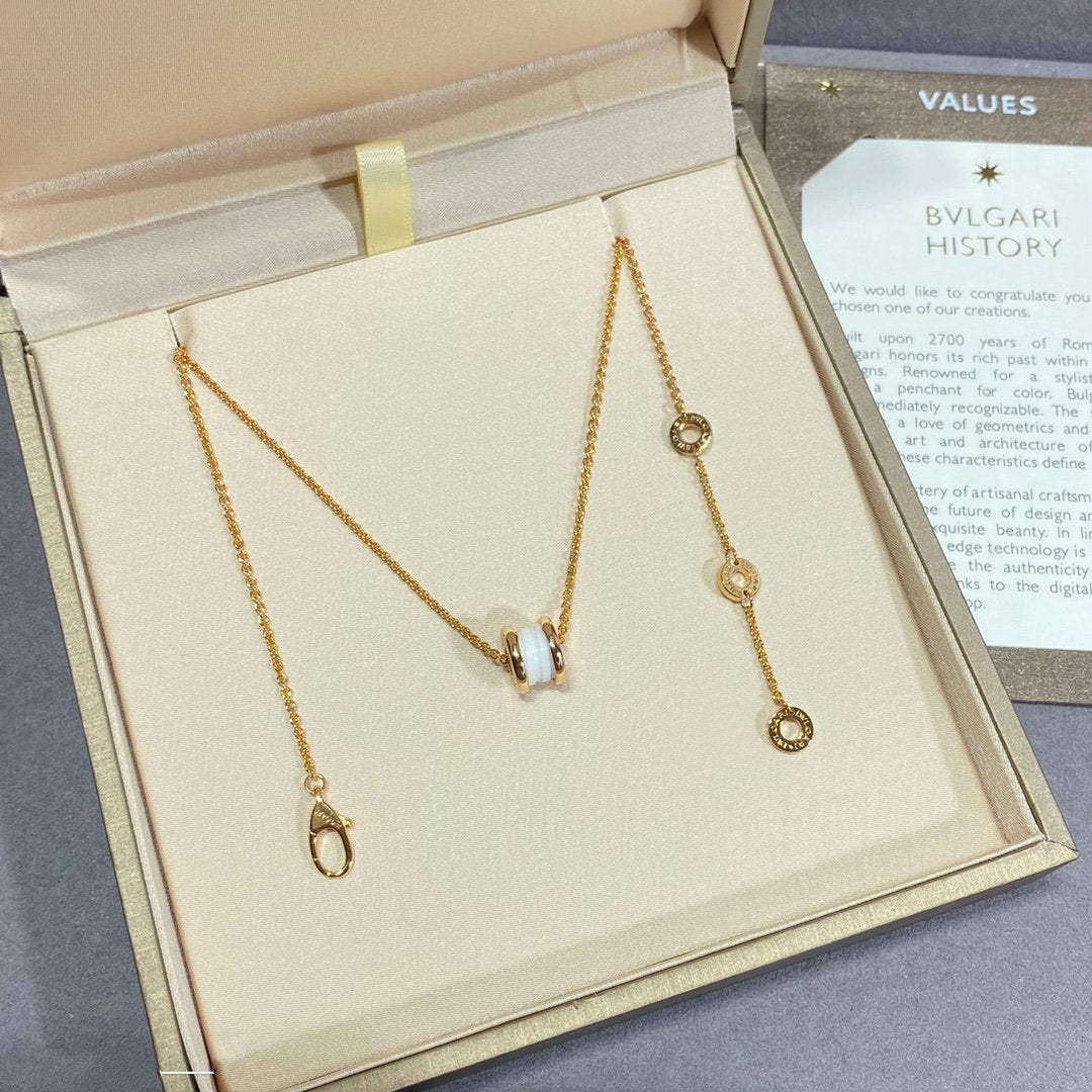 [LoveMore Jewelry]ZERO 1 CERAMIC MINI NECKLACE