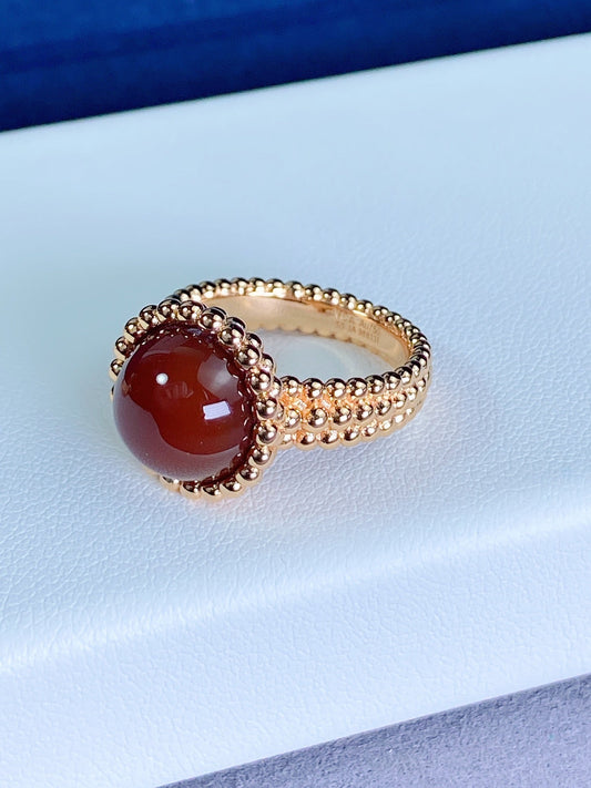 [LoveMore Jewelry]PERLEE COULEURS ROSE GOLD RING