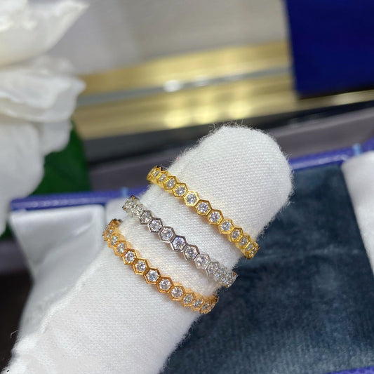 [LoveMore Jewelry]BEE LOVE DIAMOND PAVED SMALL RING