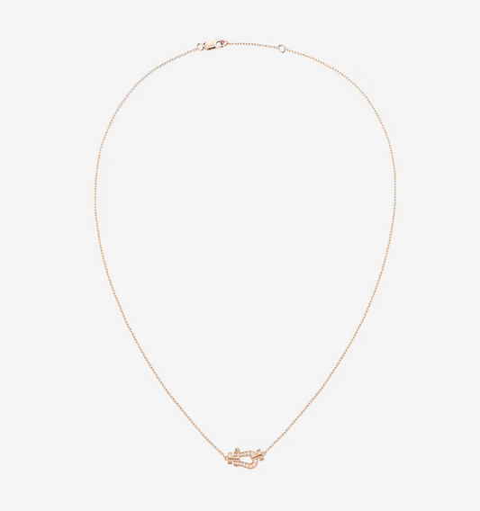 [LoveMore Jewelry]FORCE 10 DIAMOND PINK GOLD NECKLACE MINI MODEL