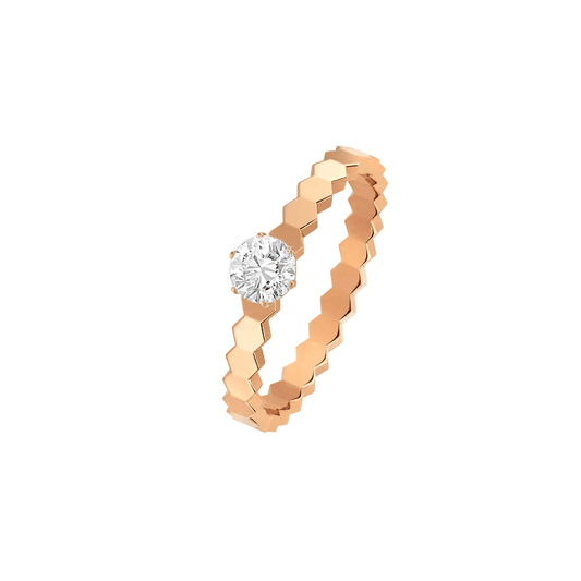 [LoveMore Jewelry]BEE LOVE RING PINK GOLD 1 DIAMOND
