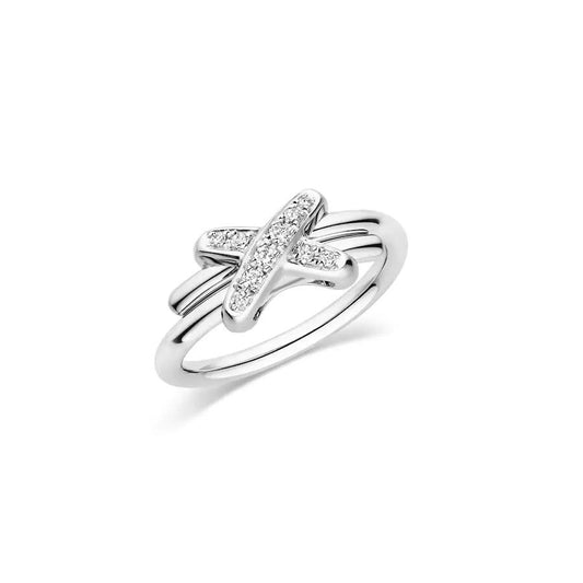 [LoveMore Jewelry]JEUX DE SILVER DIAMOND RING