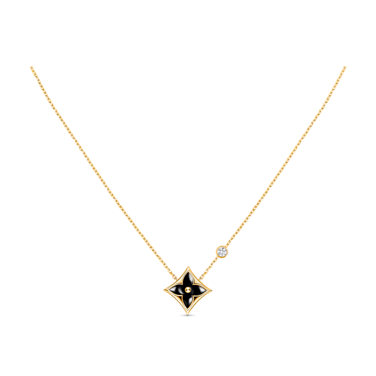 [LoveMore Jewelry]STAR BLACK MOP NECKLACE
